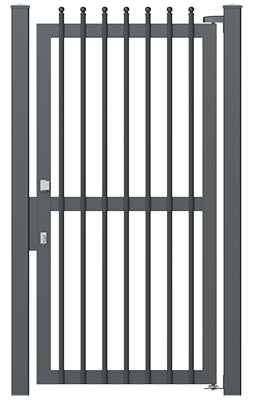 Cancello Pedonale - Modello Flora
