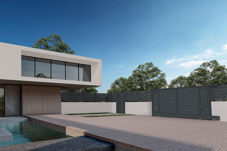 Cancelli e Recinzioni in alluminio - Modello Fusion