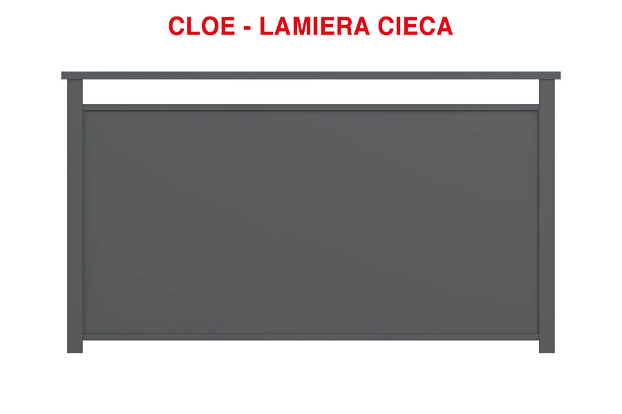 Ringhiere Cloe - Lamiera cieca