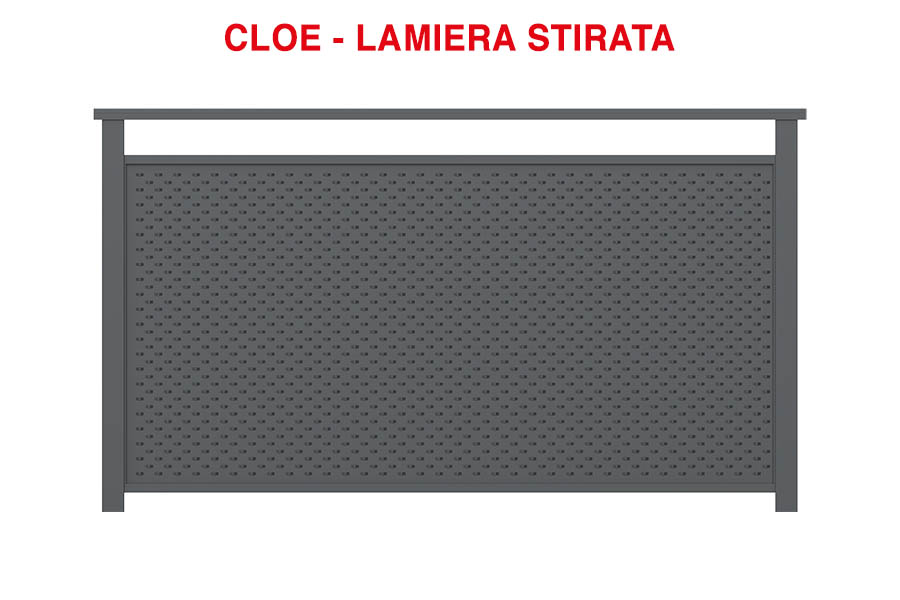 Parapetti in alluminio - Modello Cloe