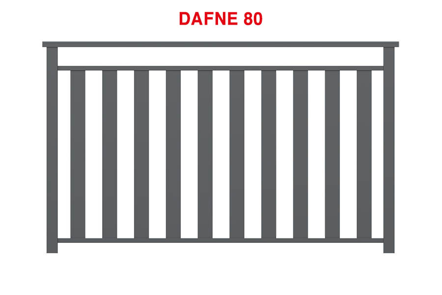 Parapetti in alluminio - Modello Dafne