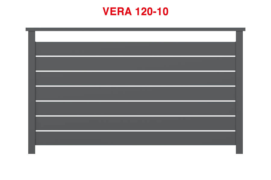 Ringhiere in alluminio - Vera 120-10