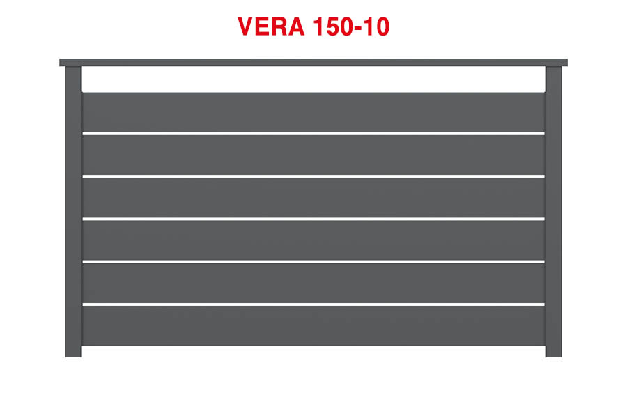 Ringhiere in alluminio - Vera 150-10