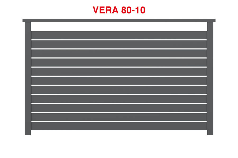 Parapetti in alluminio - Modello Vera